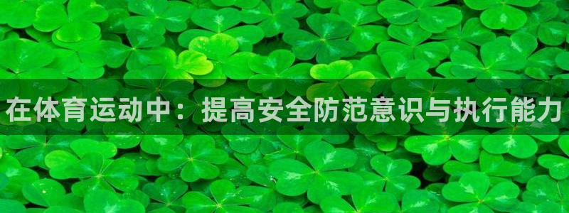 米兰体育官方集团官网：在体育运动中：提高安全防范意识与执行能