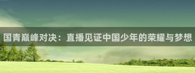 河豚体育nba直播下载：国青巅峰对决：直播见证中国少年的荣耀与梦想